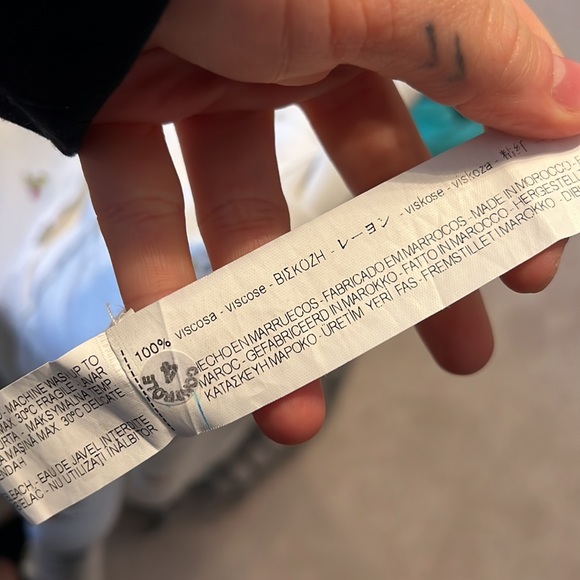 Zara cocktail printed blouse - Picture 13 of 13